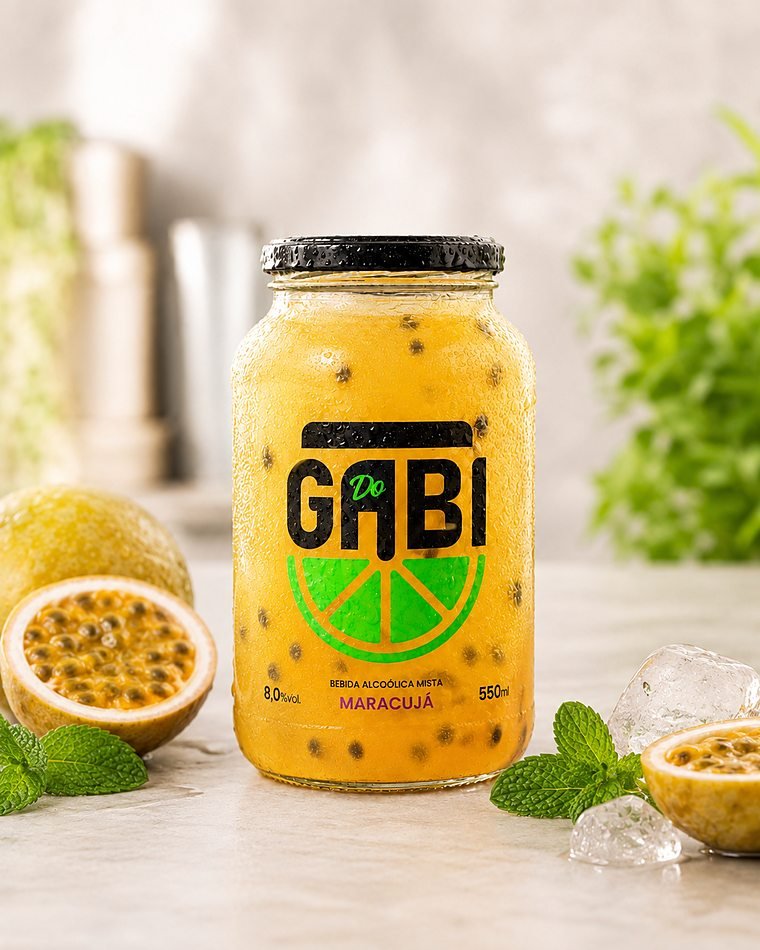 Caipirinhas Maracujá — Caipirinhas do Gabi