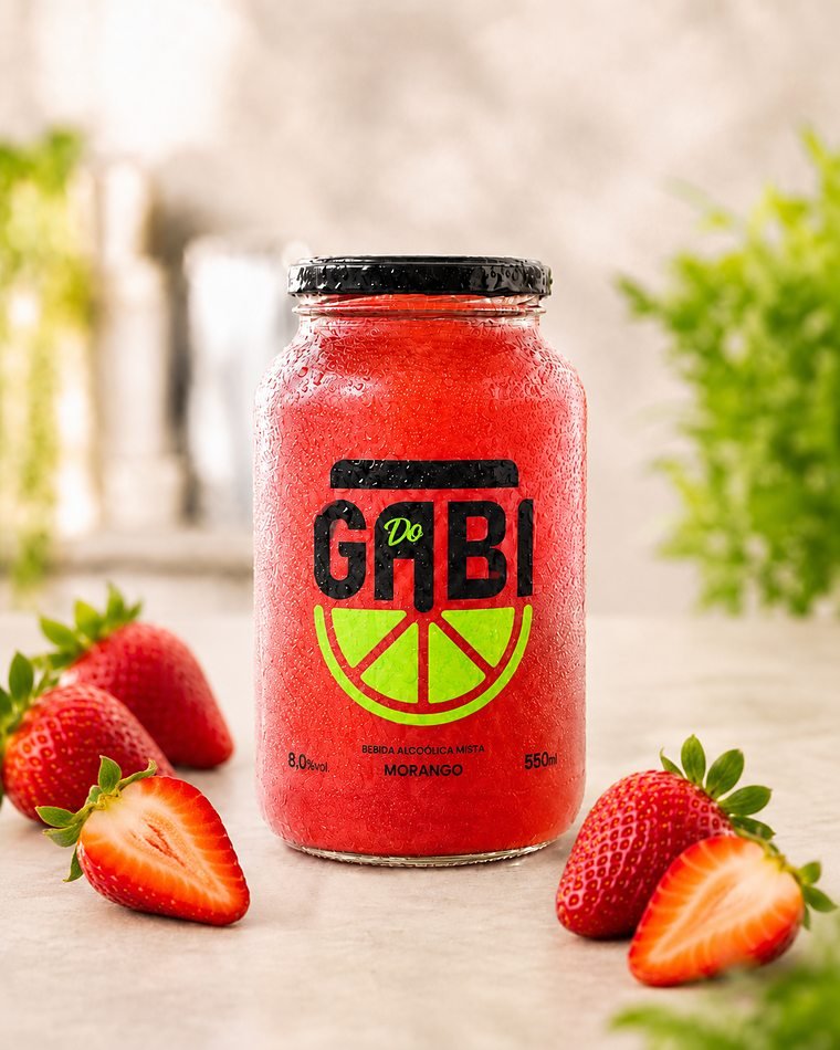 Caipirinhas Morango — Caipirinhas do Gabi